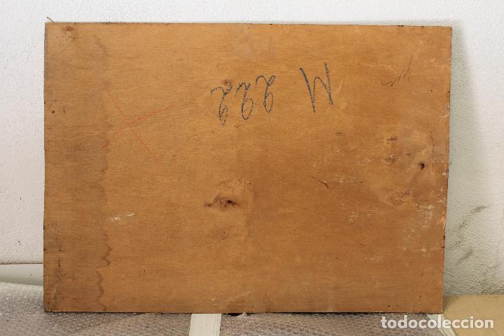 Arte: cuadro original firmado oleo - madera - Foto 4