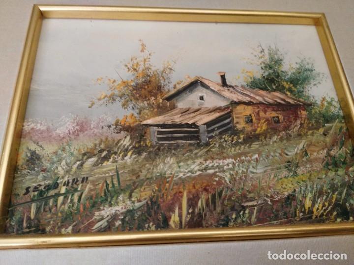 Arte: cuadro caba&ntilde;a - f. legarra - Foto 2