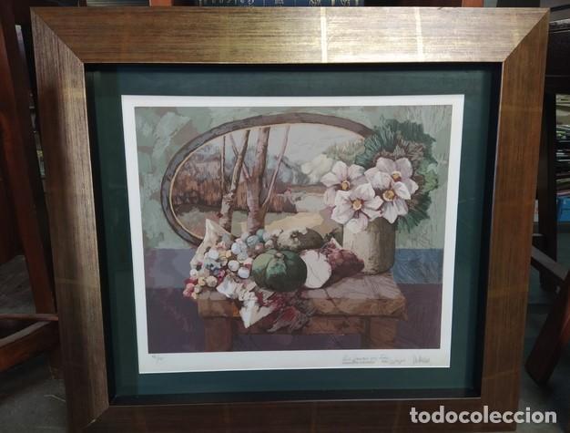 Arte: CUADRO CON SERIGRAF&Iacute;A NUMERADA