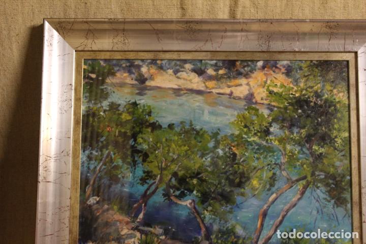 Arte: oleo sobre lienzo escuela de mallorca - Foto 3