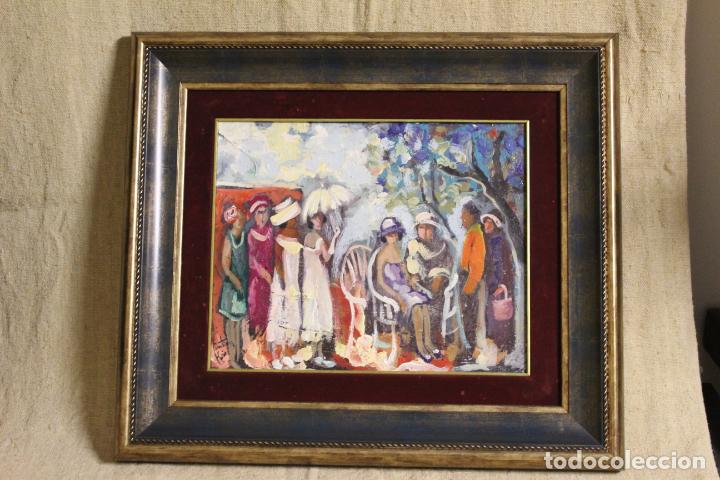 Arte: oleo sobre lienzo se&ntilde;oras - Foto 1