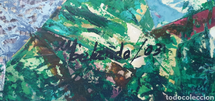 Arte: CUADRO &Oacute;LEO SOBRE TABLA - M BELANDO 2003 - Foto 2