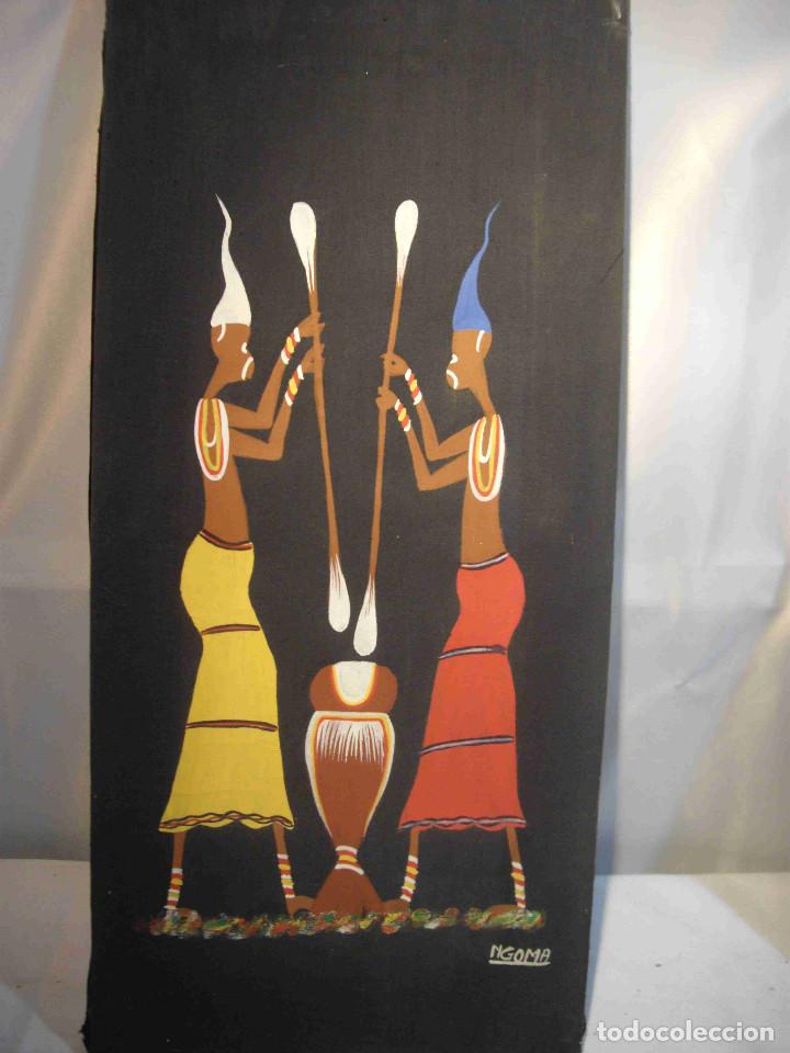 Arte: PINTURA AFRICANAS EN TELA
