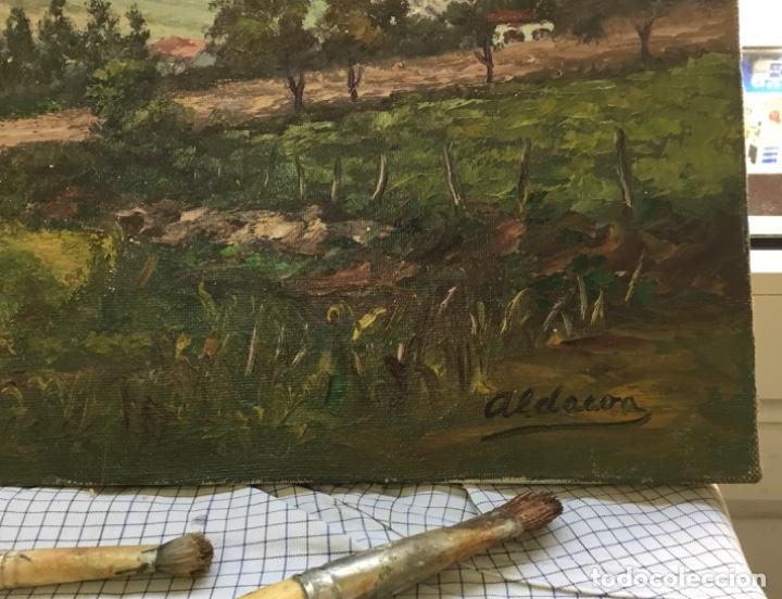Arte: Oleo firmado Aldecoa - Foto 4