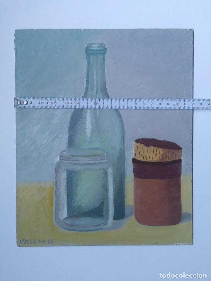 Arte: bodeg&oacute;n al oleo sobre tablex - Foto 3