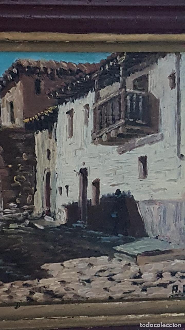 Arte: Oleo antiguo pintado sobre madera - Foto 6