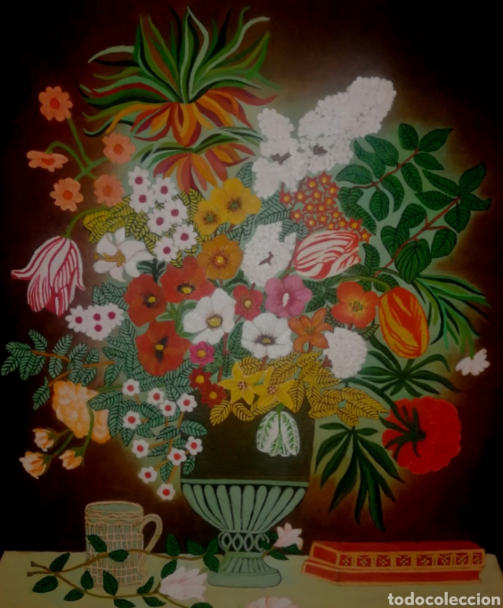 Arte: Bodeg&oacute;n. &Oacute;leo sobre chapa - Foto 3