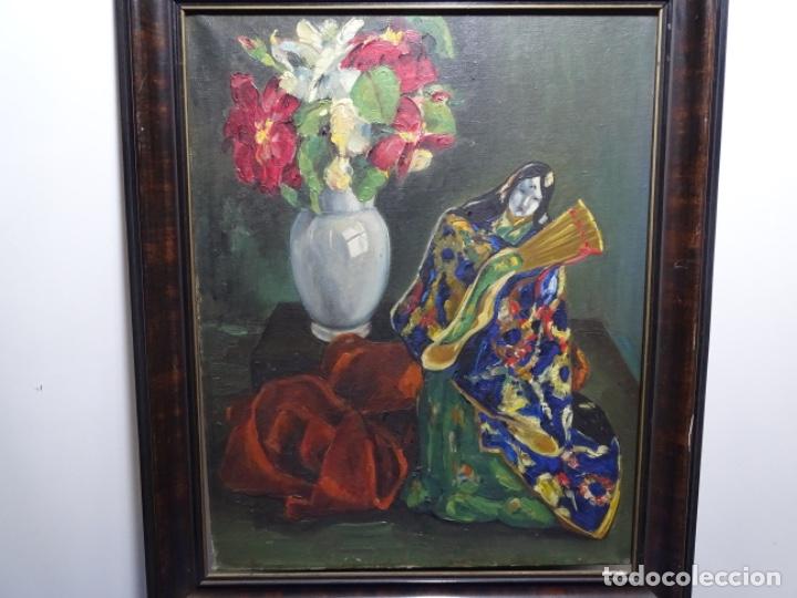 Arte: &Oacute;LEO SOBRE TELA ANONIMO.GUEYSA. - Foto 1