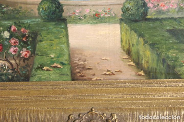 Arte: oleo sobre lienzo jardin - Foto 5