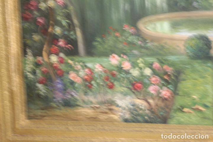 Arte: oleo sobre lienzo jardin - Foto 9