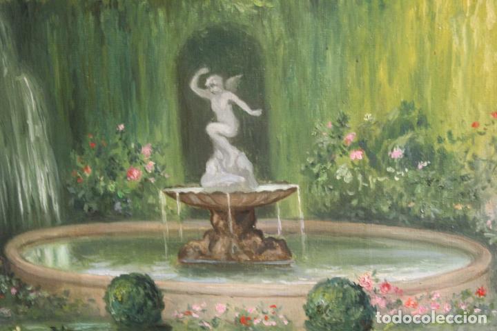Arte: oleo sobre lienzo jardin - Foto 11