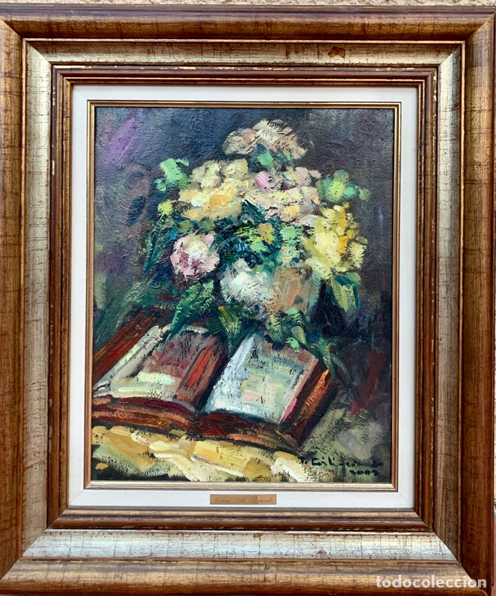 Arte: Teresa Gili Ferrando 1943, bodeg&oacute;n de 2002, 32x40 cm mas marco.