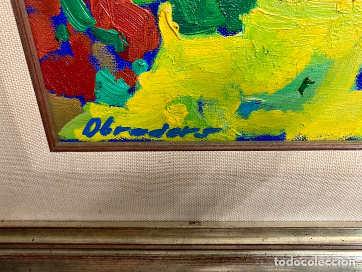 Arte: Obradors, 45x37 cm mas marco. - Foto 2