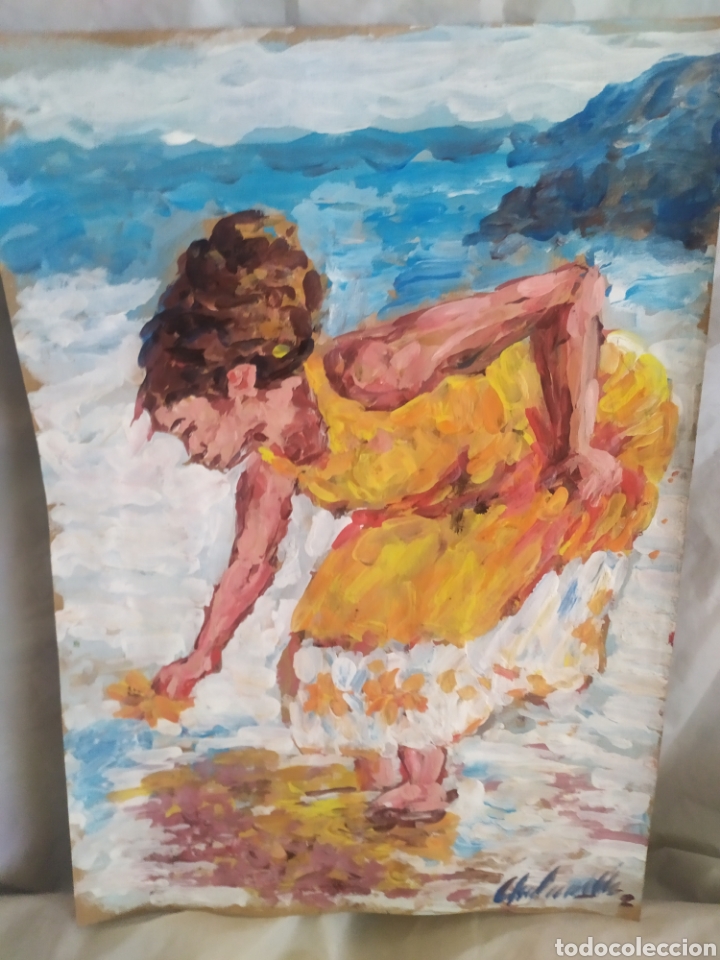Arte: En la orilla (original) - Foto 3