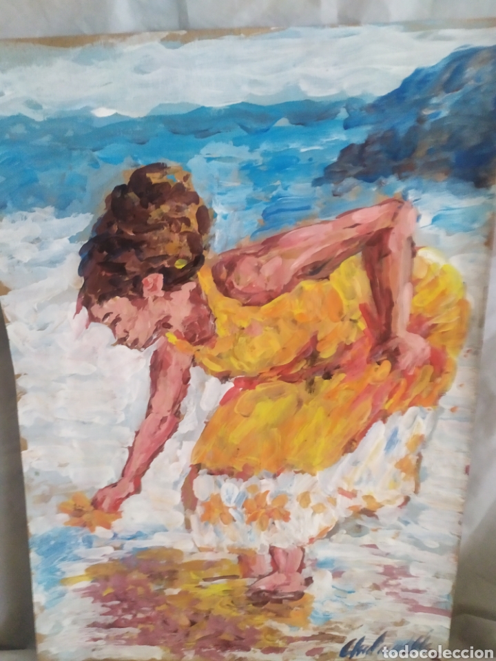 Arte: En la orilla (original) - Foto 1