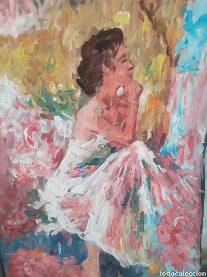 Arte: Junto a la naturaleza (original) - Foto 2