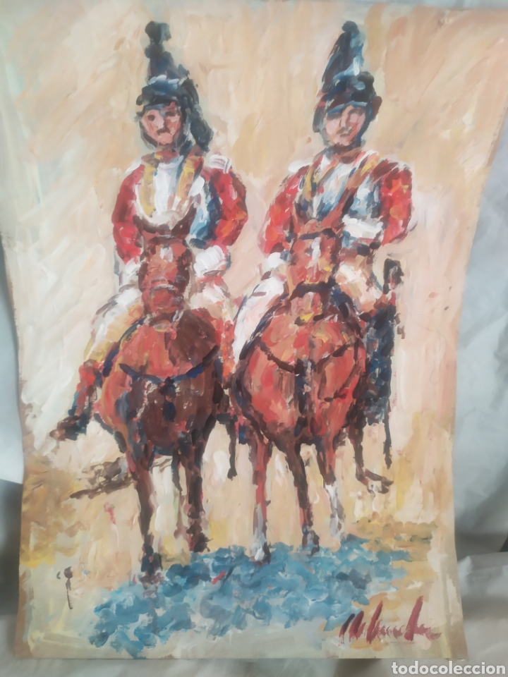 Arte: Caballeria inglesa (original) - Foto 1