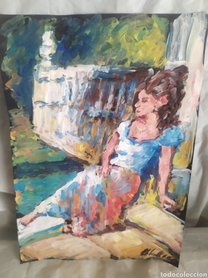 Arte: Descansando (original) - Foto 1