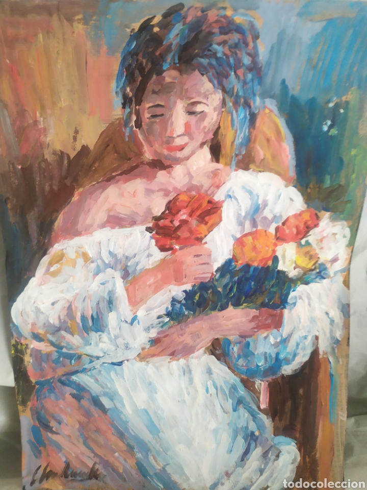 Arte: Chica romantica (original) - Foto 1