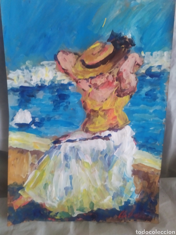 Arte: En la costa (original) - Foto 5