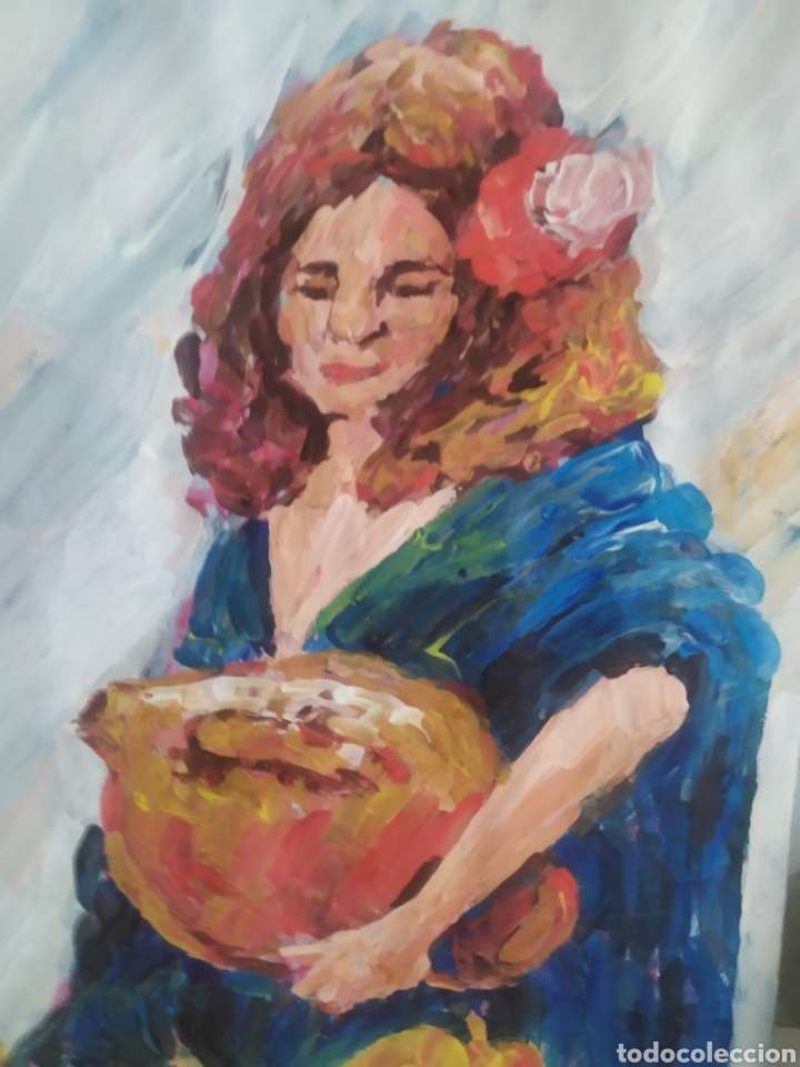 Arte: Mujer sevillana (original) - Foto 2