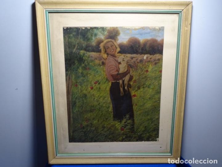 Arte: &Oacute;LEO ANONIMO SOBRE TELA. - Foto 2