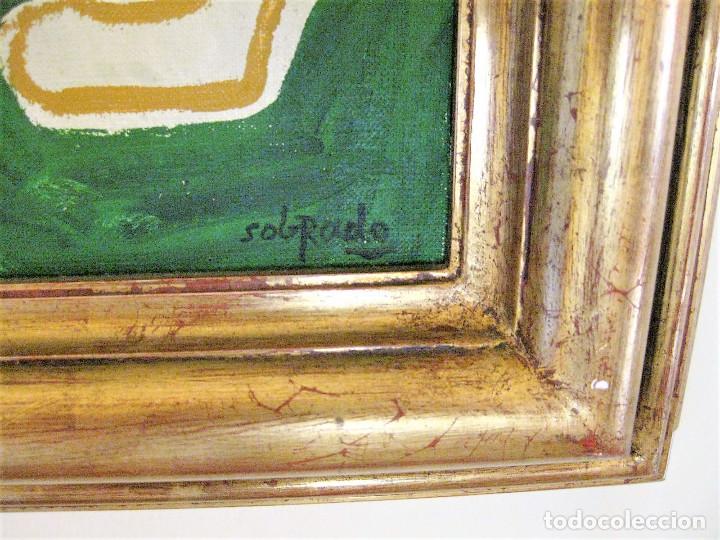 gran óleo sobre lienzo ”el cuévano” firmado ped Comprar