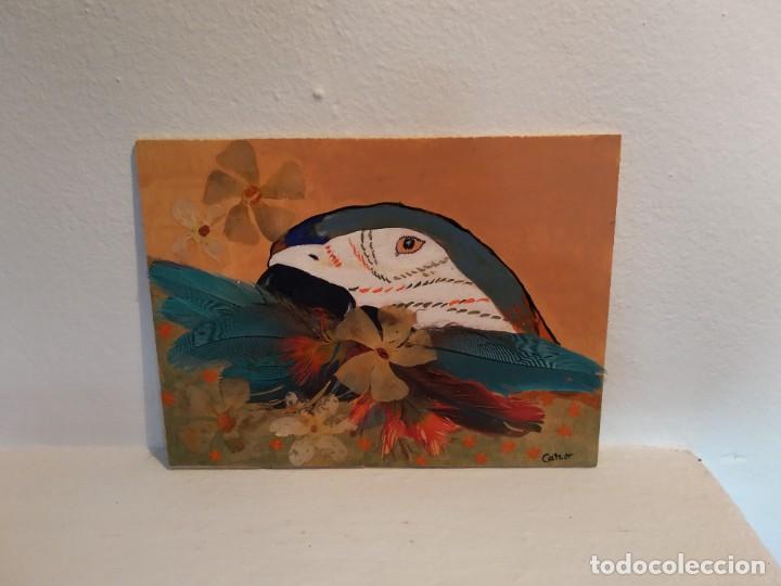 Arte: Pintura sobre tablilla de madera - Foto 1