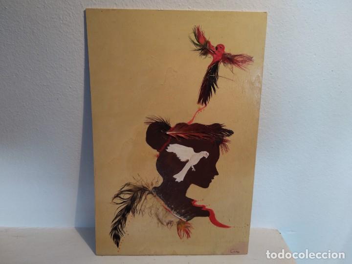 Arte: Pintura sobre tablilla de madera - Foto 1