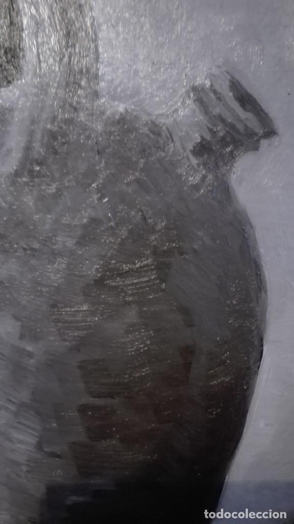 Arte: Bodeg&oacute;n de botijo con frutas firmado Egea 68 - Foto 3