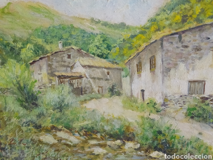 Arte: Cuadro &oacute;leo sobre tabla pintor de Diego. - Foto 2
