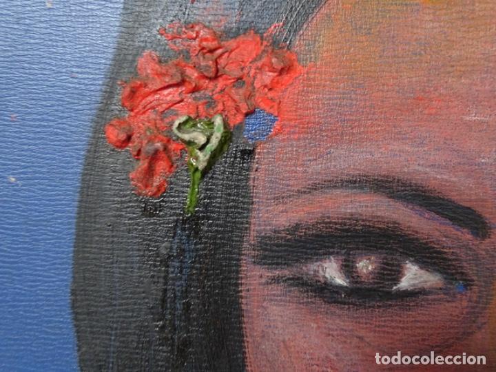 Arte: OLEO NAIF ANONIMO DE GITANA. - Foto 4