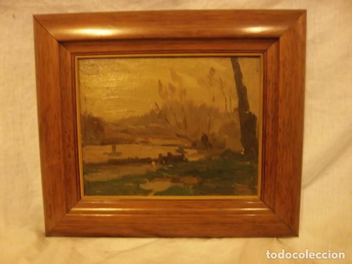 Arte: OLEO DE PUIG PERUCHO ( pintor catalan ) - Foto 1