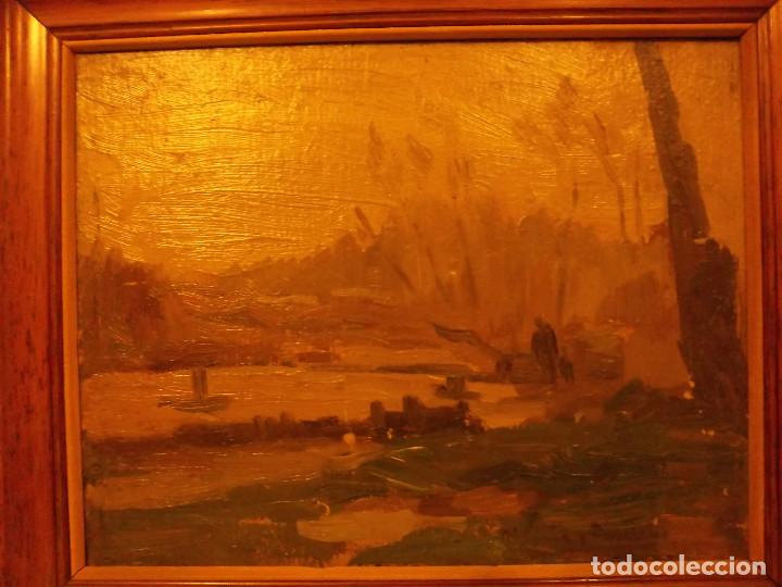 Arte: OLEO DE PUIG PERUCHO ( pintor catalan ) - Foto 2
