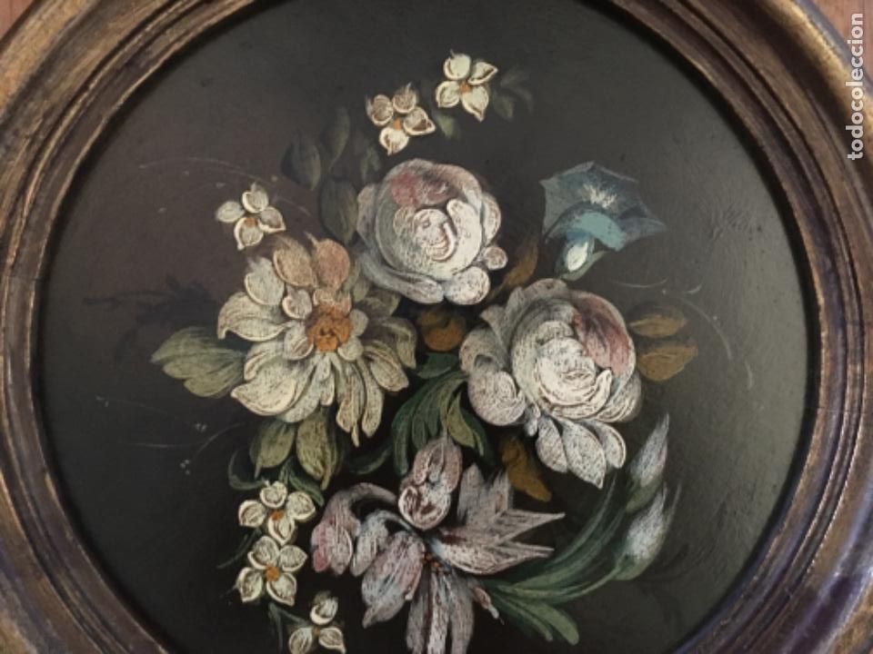 Arte: FLORES, &Oacute;LEO SOBRE TABLA - Foto 2