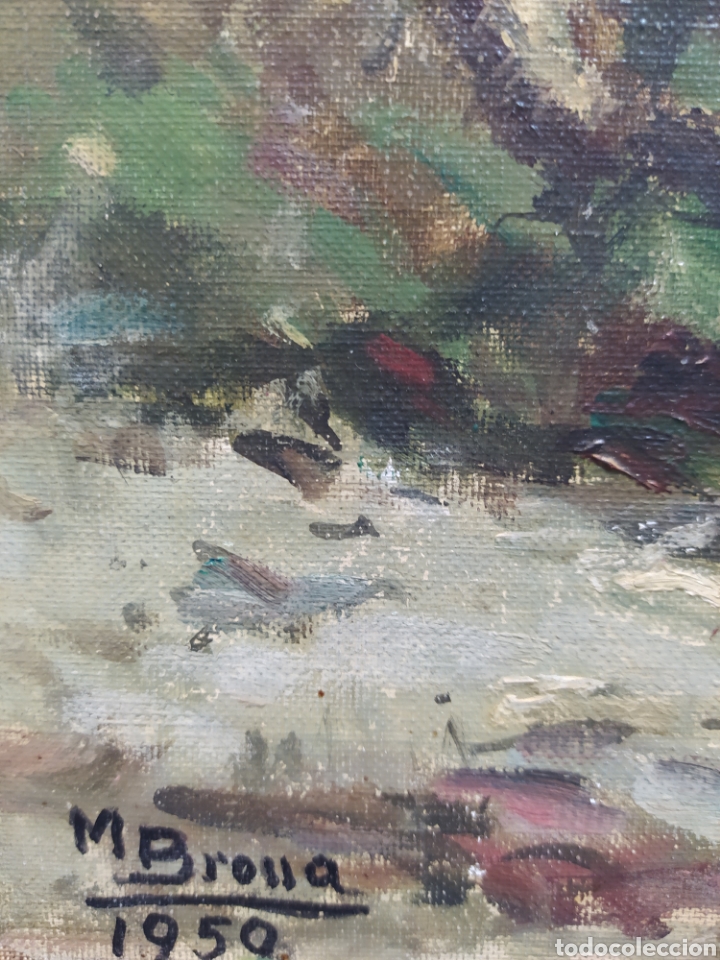 Arte: Cuadro OLEO MIQUEL BROSSA. - Foto 3