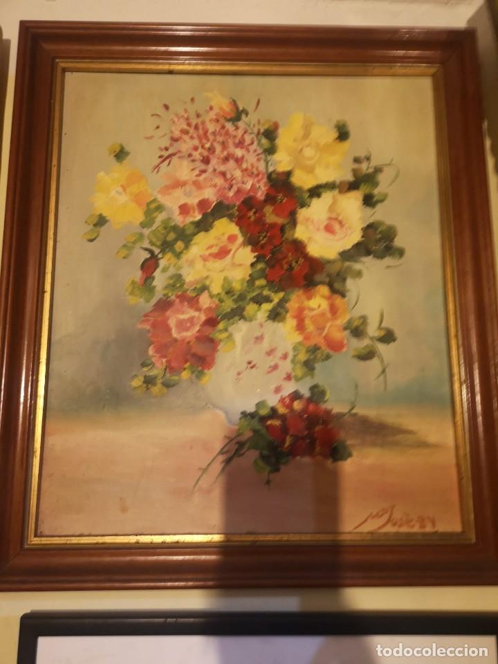 Arte: Cuadro bodeg&oacute;n de flores - Foto 1