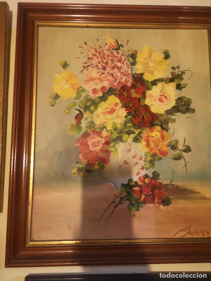 Arte: Cuadro bodeg&oacute;n de flores - Foto 2