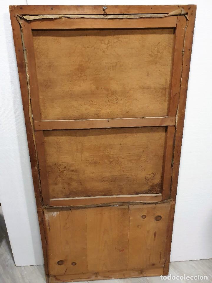 Arte: -OLEO SOBRE LIENZO CON ESPEJO - Foto 4