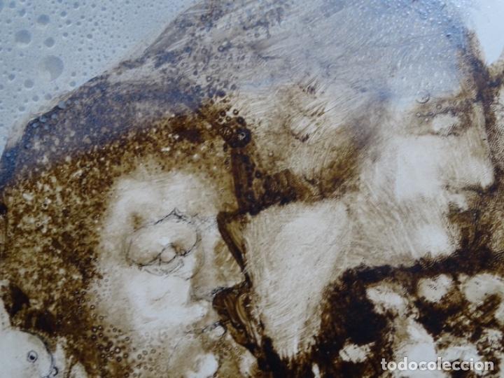 Arte: &Oacute;LEO SOBRE TABLA DE MA&Iuml;THE DOBLER.EXCELENTE DOMINIO DEL DIBUJO. - Foto 12