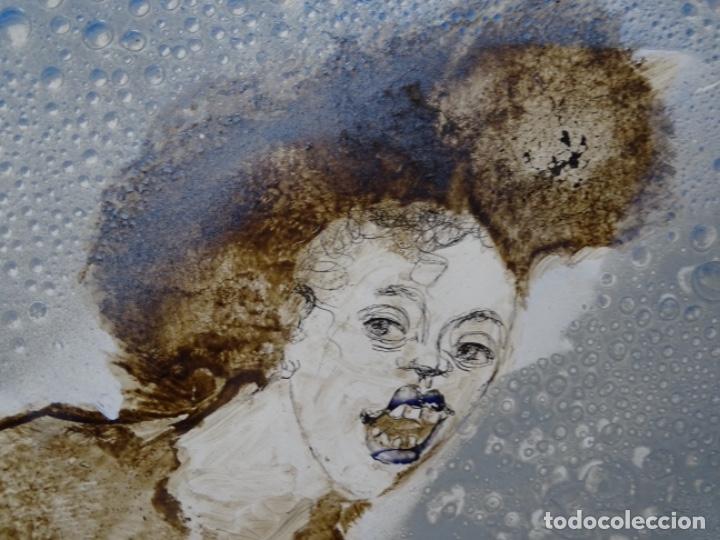Arte: &Oacute;LEO SOBRE TABLA DE MA&Iuml;THE DOBLER.EXCELENTE DOMINIO DEL DIBUJO. - Foto 15