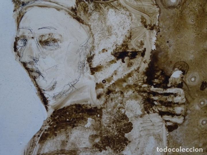Arte: &Oacute;LEO SOBRE TABLA DE MA&Iuml;THE DOBLER.EXCELENTE DOMINIO DEL DIBUJO. - Foto 22