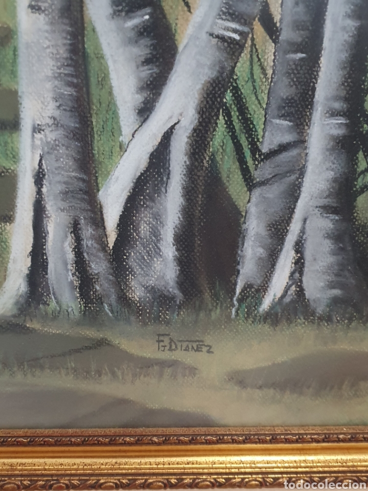 Arte: Cuadro al pastel atardecer - Foto 4