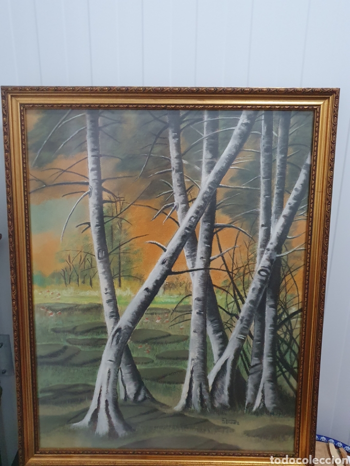 Arte: Cuadro al pastel atardecer - Foto 1