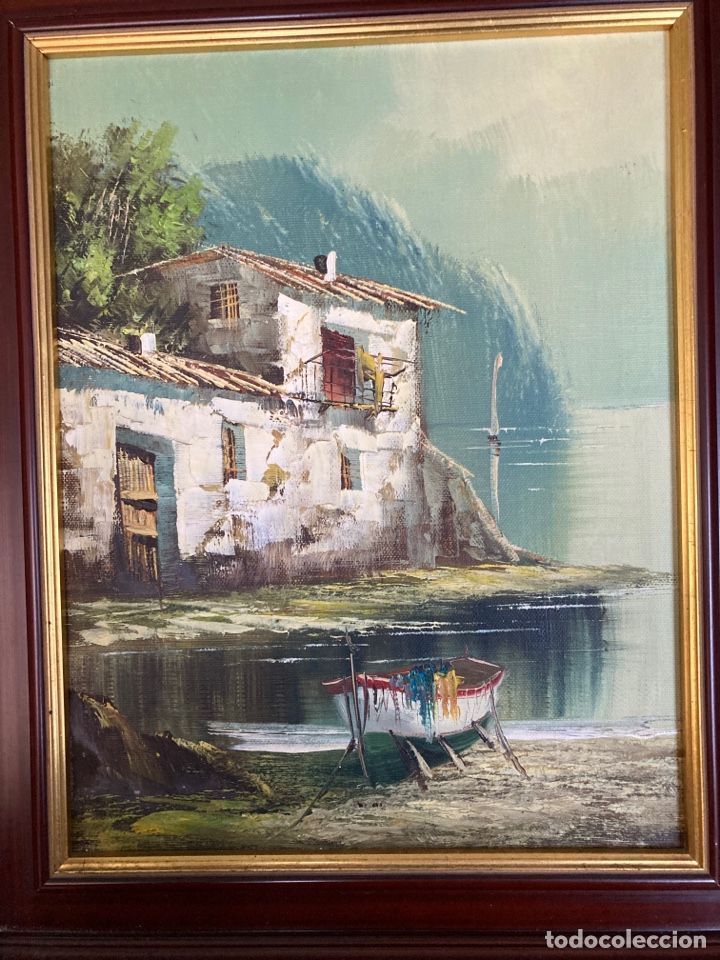 Arte: &Oacute;leo a esp&aacute;tula sin firma