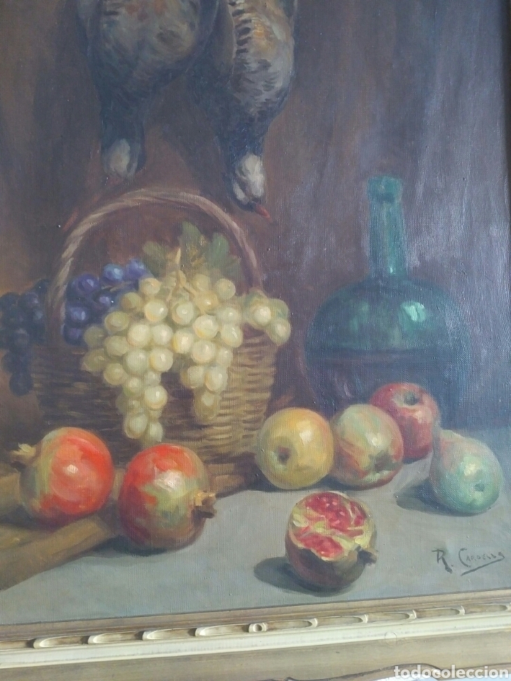 Arte: Cuadro al &oacute;leo sobre lienzo. Bodeg&oacute;n Rafael Cardells - Foto 5