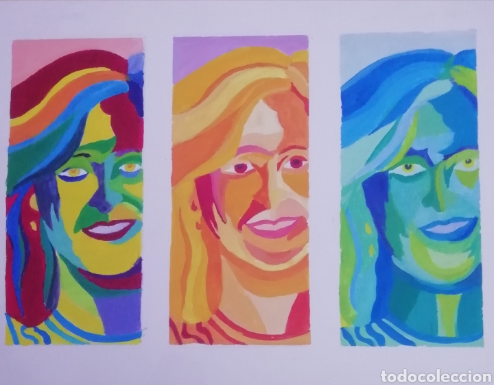 Arte: GOUACHE _CARA DE MUJER- 31X24 - Foto 1