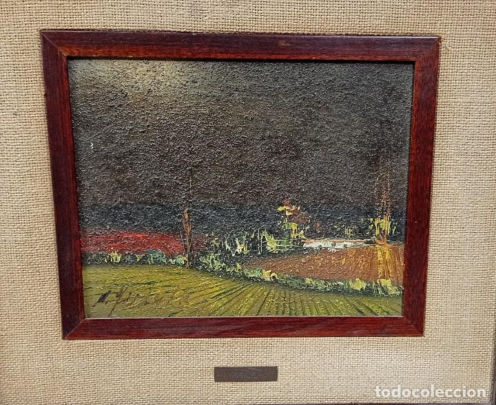 Arte: &Oacute;leo sobre tablet ``Tierras&acute;&acute; - Foto 2