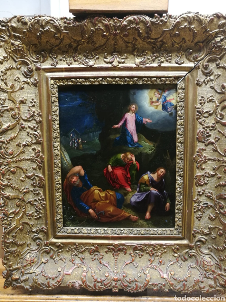 ÓLEO SOBRE COBRE (Arte - Pintura - Pintura al Óleo Antigua siglo XVI)