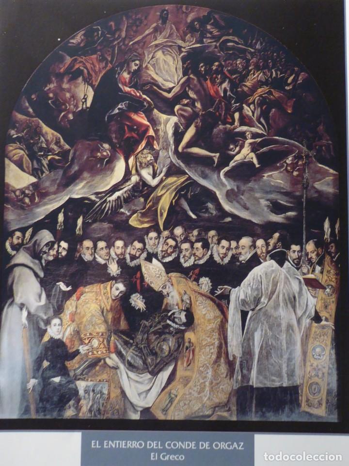Arte: L&aacute;mina El entierro del Conde de Orgaz. El Greco - Foto 1